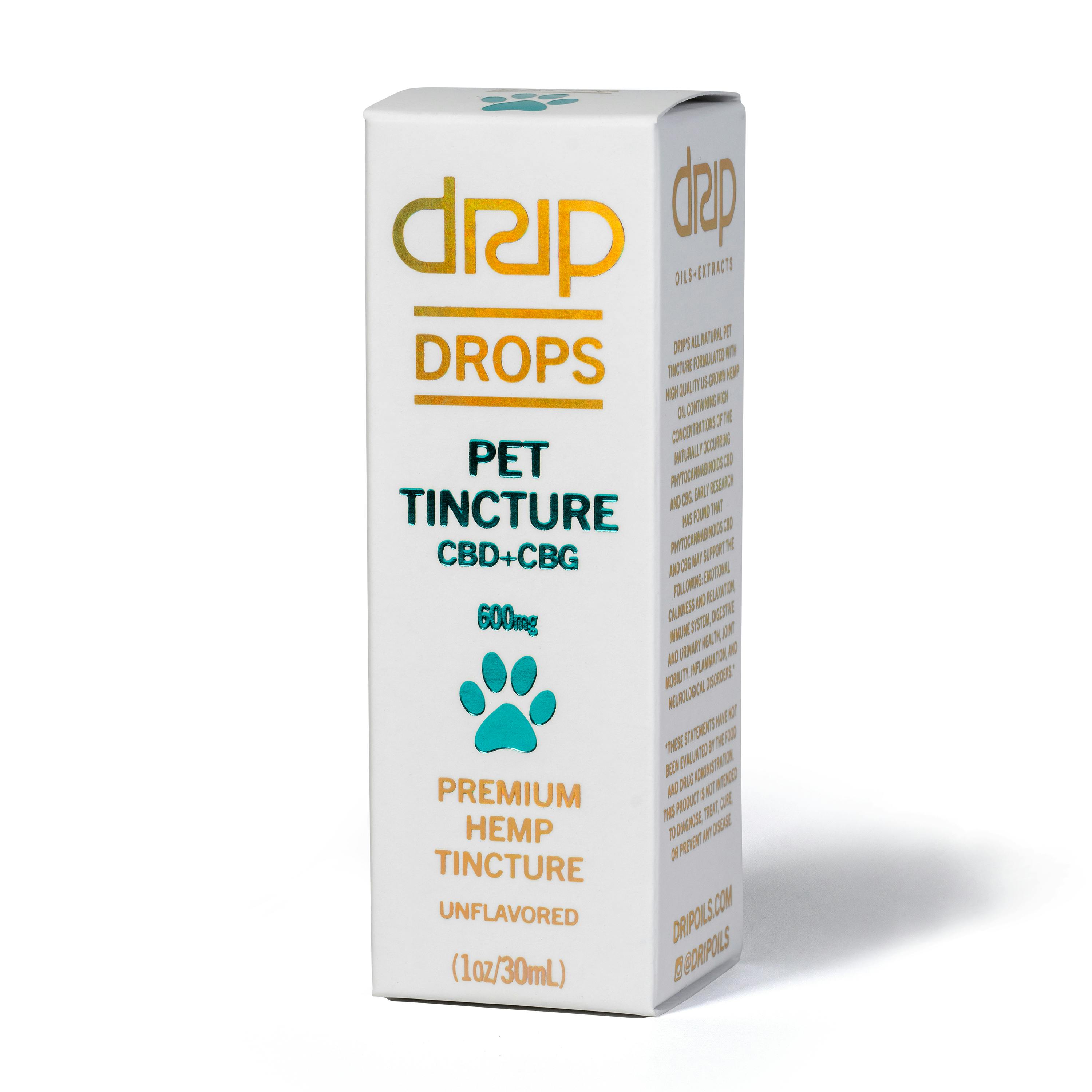 Pet Tincture | 1:1 CBD:CBG | 600mg | Story Cannabis