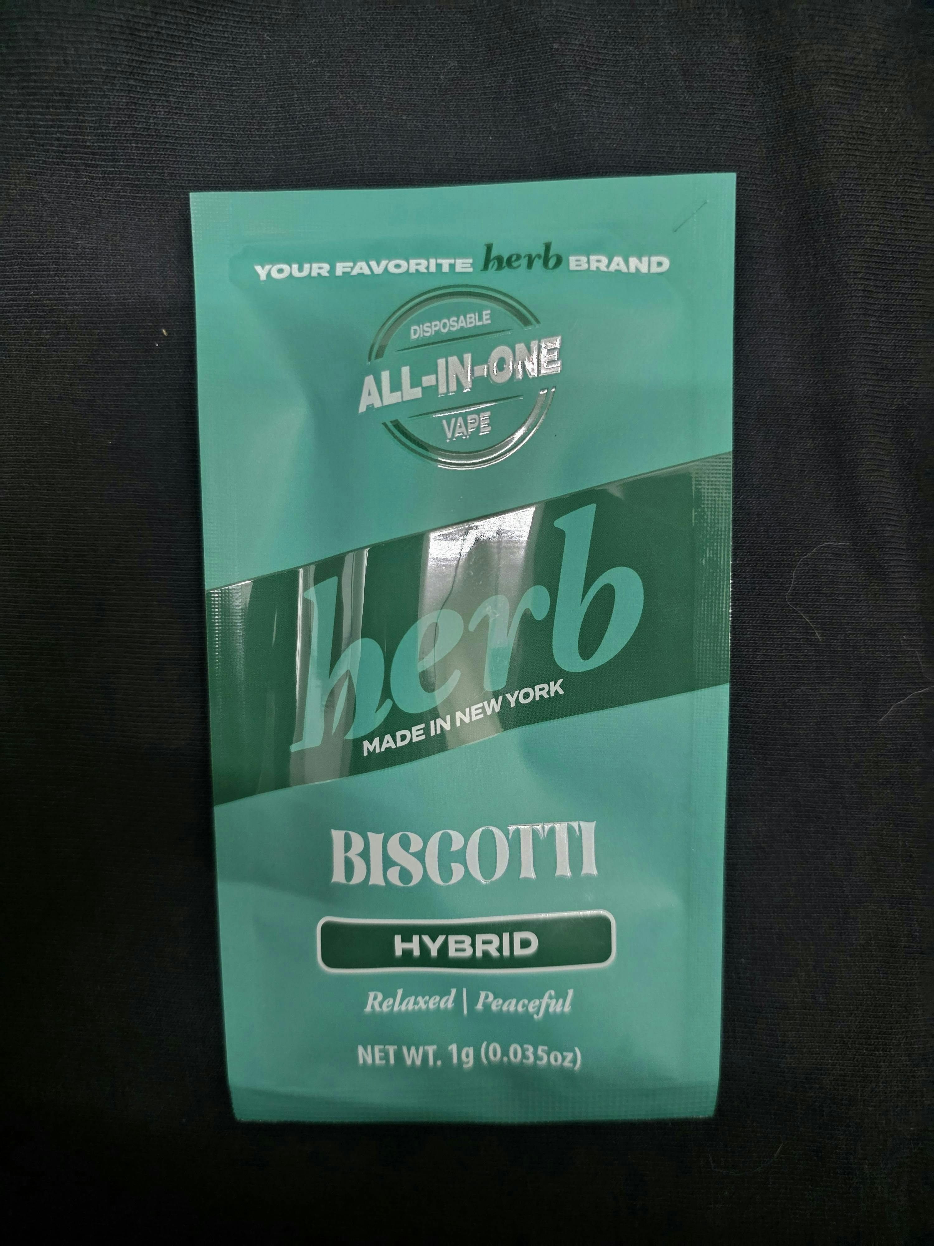 HERB Biscotti Vape