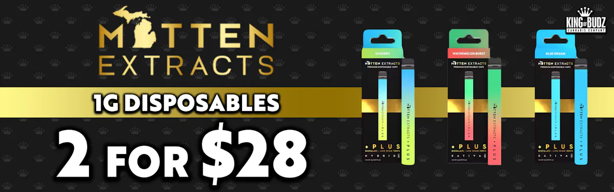 Mitten Extracts 1g Disposables 2/$28