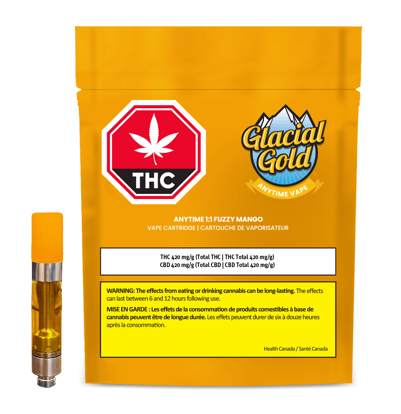 Anytime 1:1 Fuzzy Mango Vape | 1G | Spiritleaf (West Kelowna)