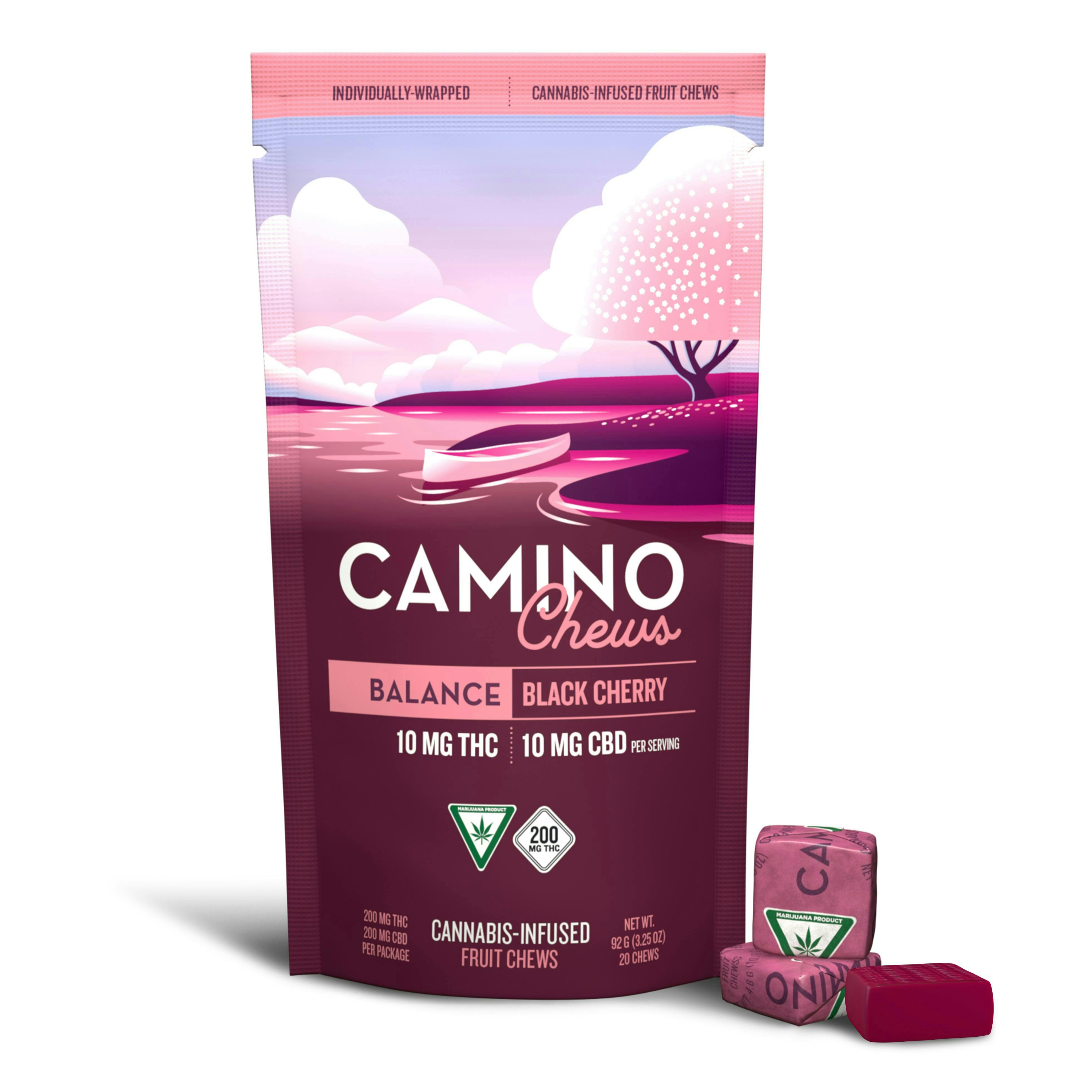 Product: Camino | Black Cherry 200mg Gummies 10:10 CBD