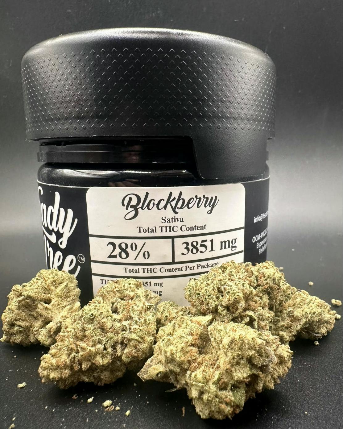 Heady Tree- 14g Flower Jar-Blockberry-1