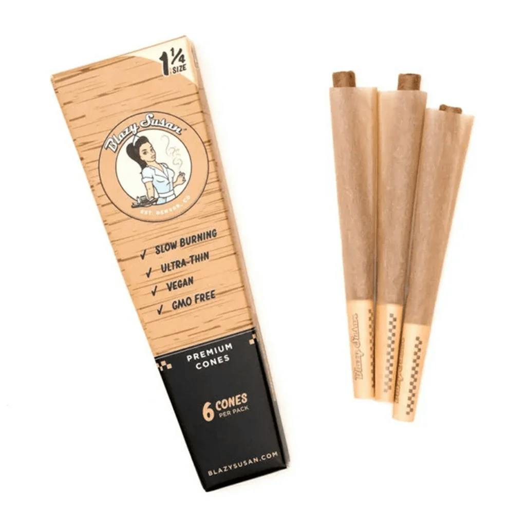 Blazy Susan - Unbleached Rolling Paper 1 1/4
