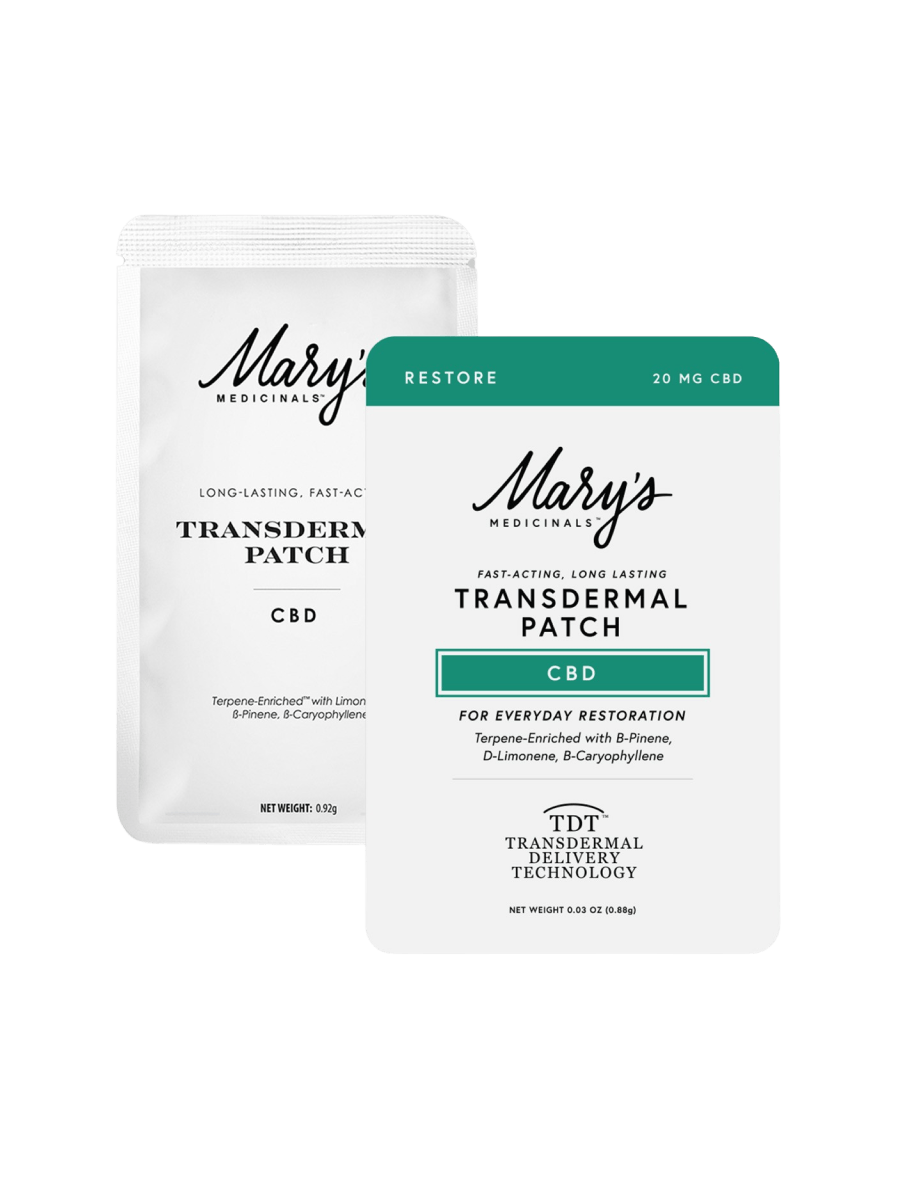 Mary's Medicinals - 20mgCBD Patch - Restore