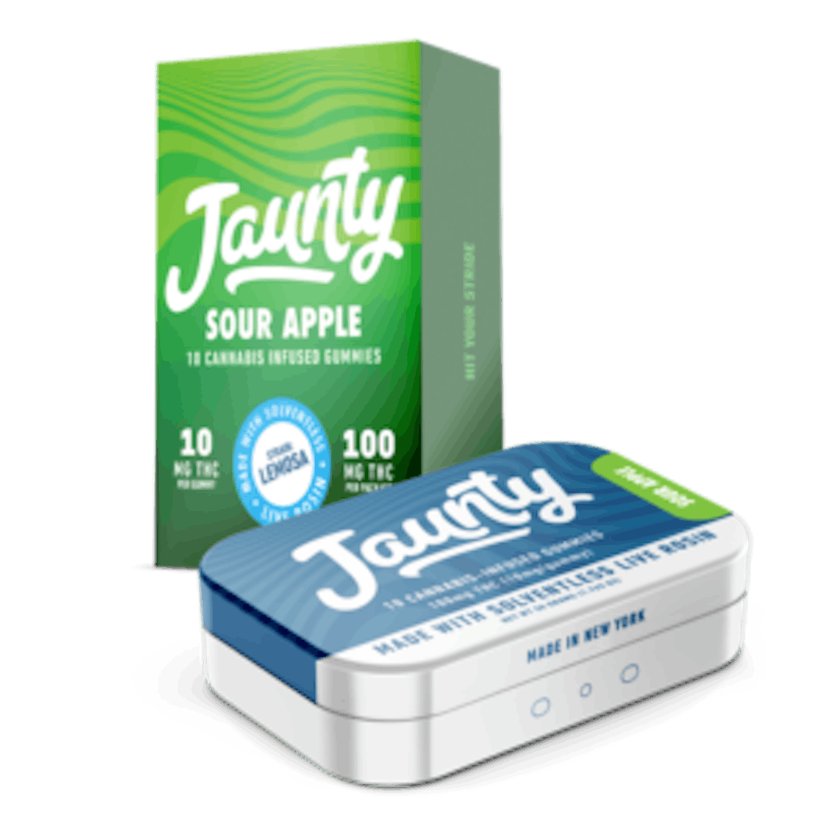 Photo of Jaunty I Sour Apple | Live Rosin Gummies 10PK