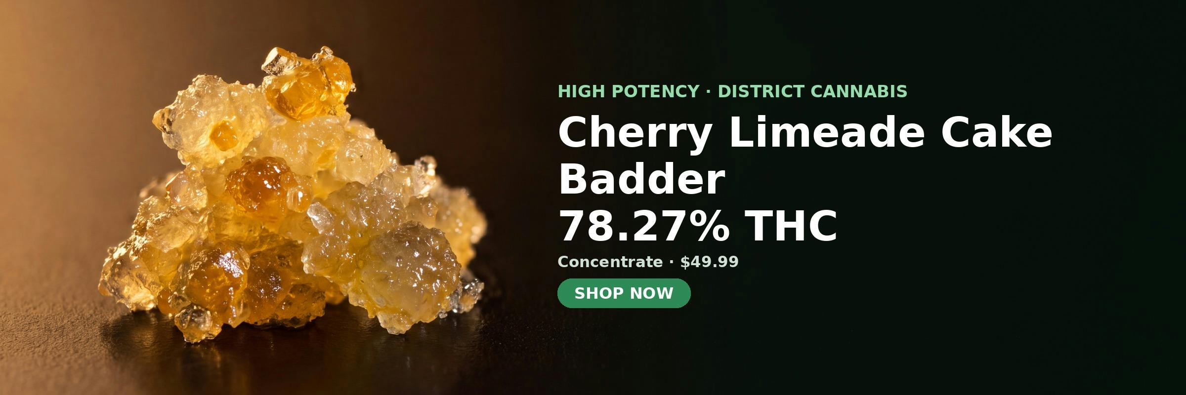 Cherry Limeade Cake Badder at MrGreen DC — 78.27% THC
