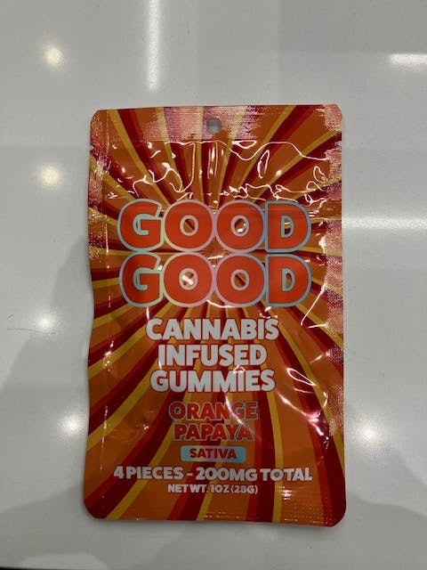 Good Good - 200mg Gummies - Orange Papaya