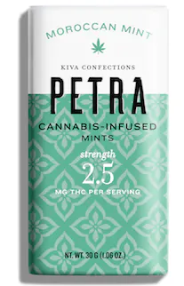 Kiva Confections Petra Moroccan Mint Mints 100mg THC at The Fire