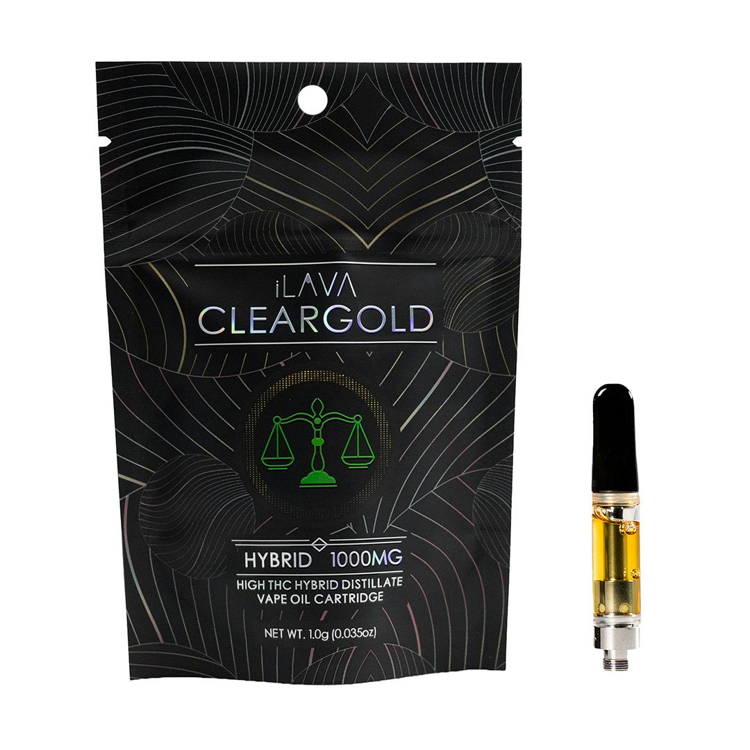 ClearGold 1:1 Hybrid Blend Cartridge | 1000mg | D2 Dispensary Downtown  (Recreational)