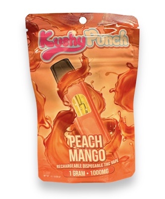 Product SIX Kushy Punch Disposable - Peach Mango 1g