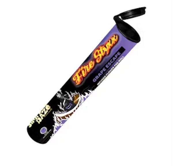 Grape Escape (SH) - 1g Infused Pre Roll - Fire Styxx