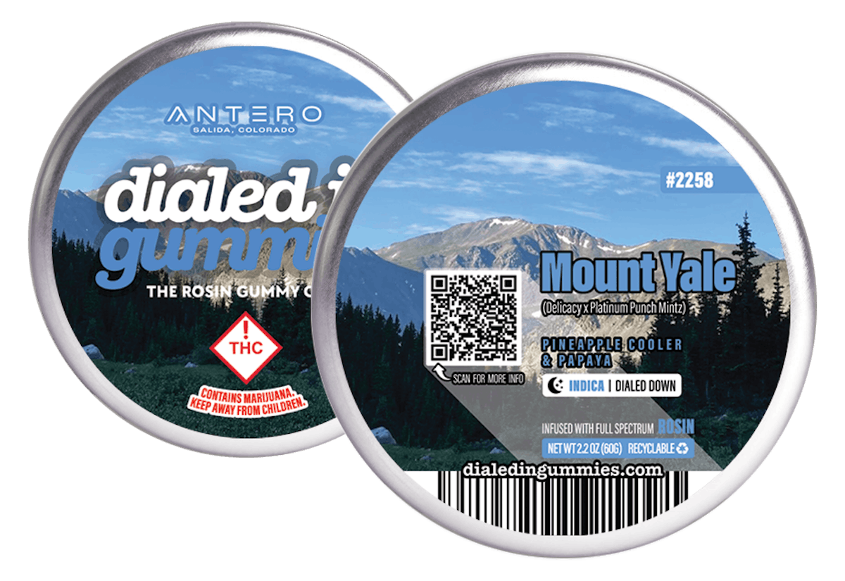 Photo of Dialed In – Rosin Gummies – Mount Yale (H) 100mg