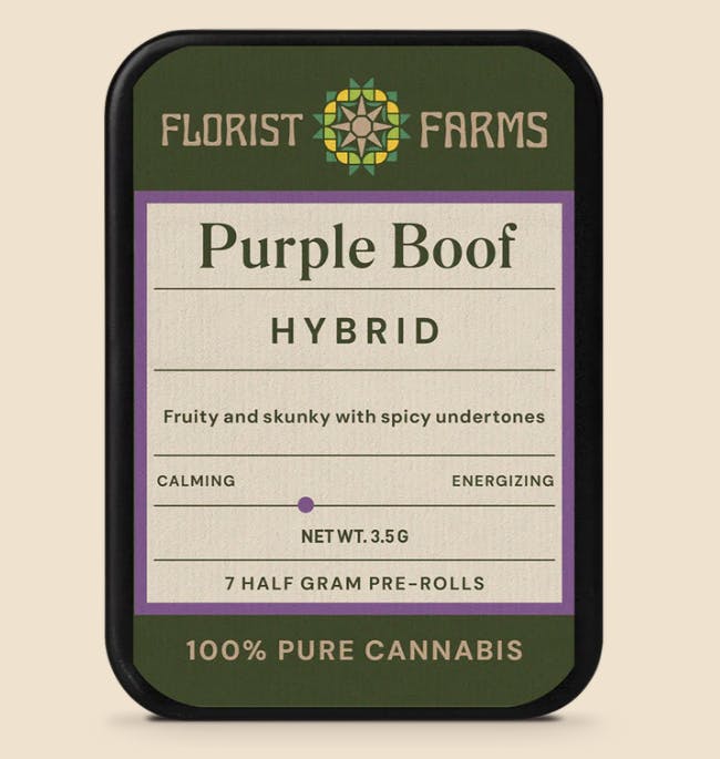 Florist Farms | Purple Boof | Preroll 7pk