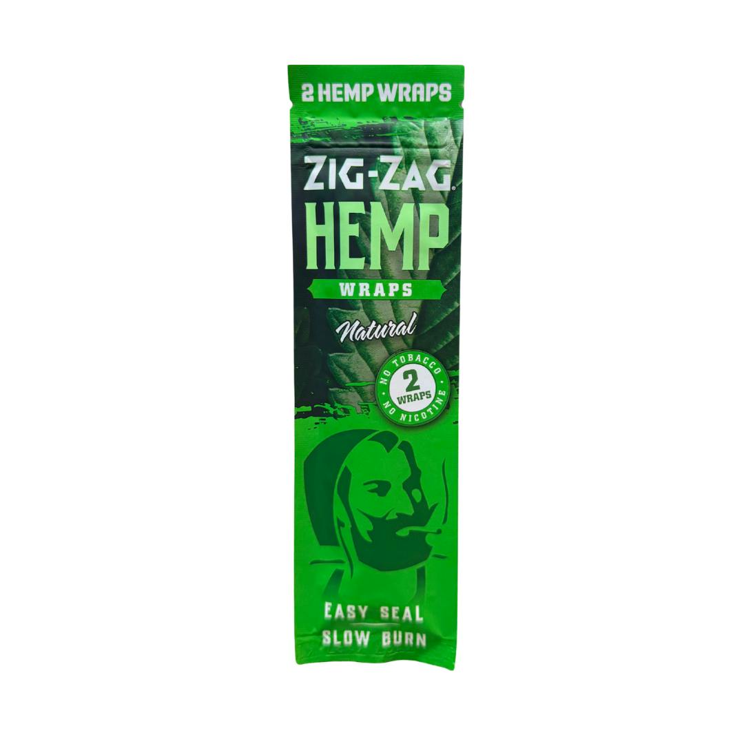 ZIG-ZAG NATURAL HEMP WRAP 2PK