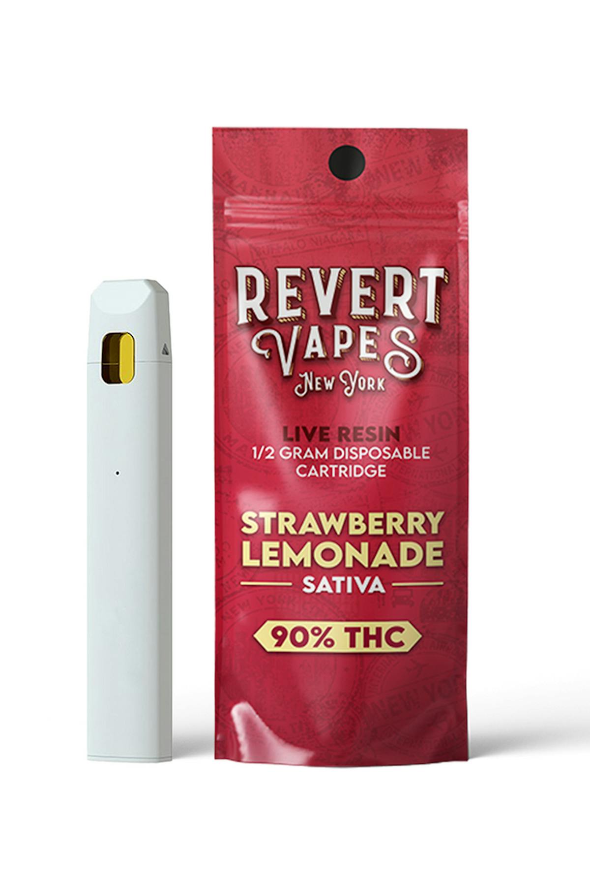 Photo of Revert Strawberry Lemonade 0.5g Live Resin Vape