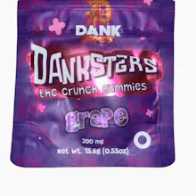 Dank Extracts - 200mg Nerd Gummies - Grape