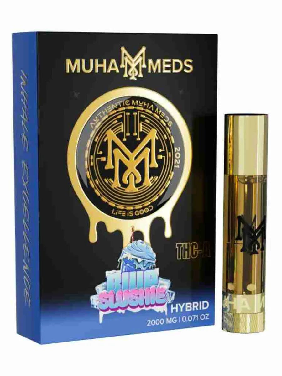 Product: Muha Meds | Blue Slushie | Vape Cart | 2g | Hybrid