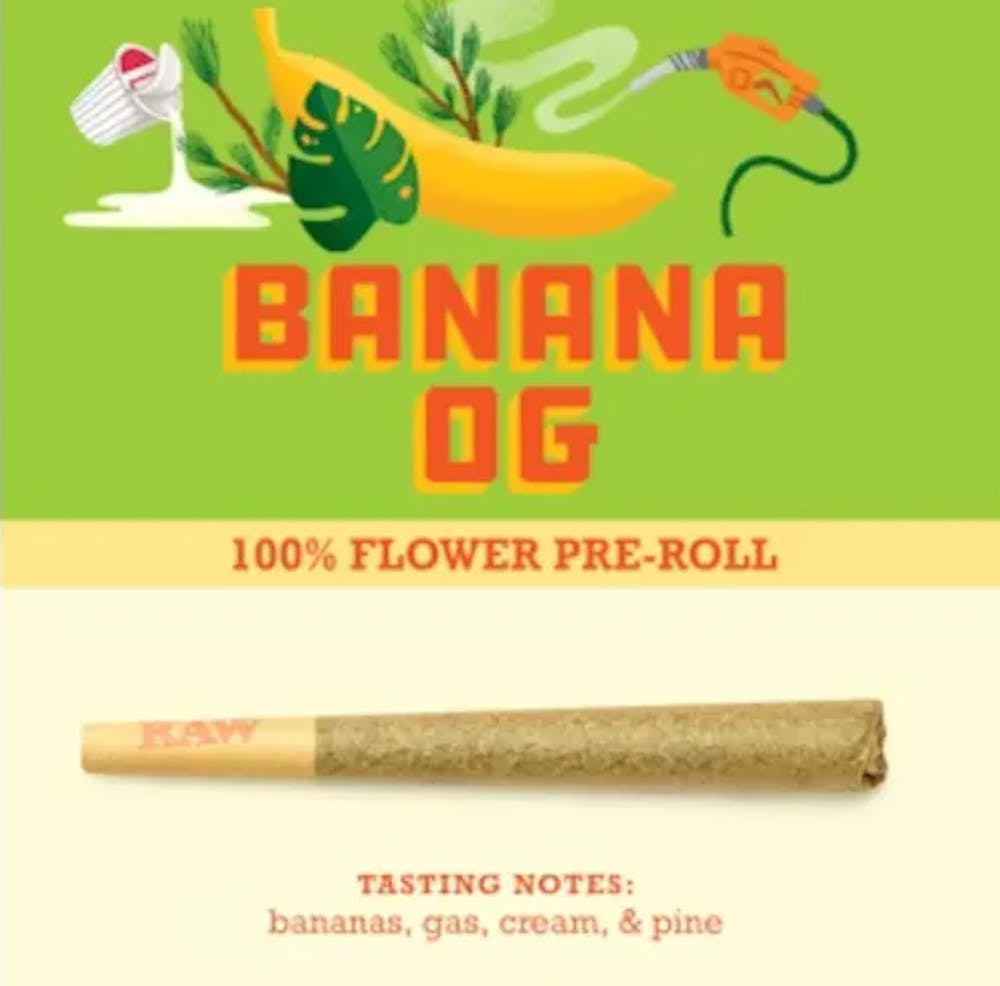 Product Paper Crane | Banana OG | Preroll | 1g