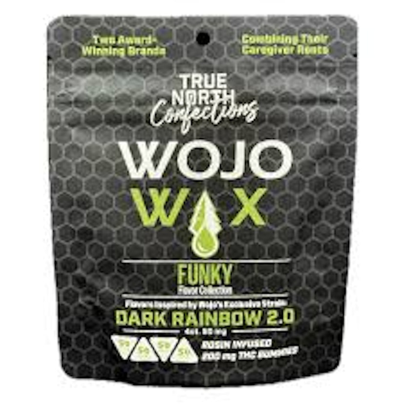 True North Collective x Wojo 200mg Rosin Gummies Dark Rainbow