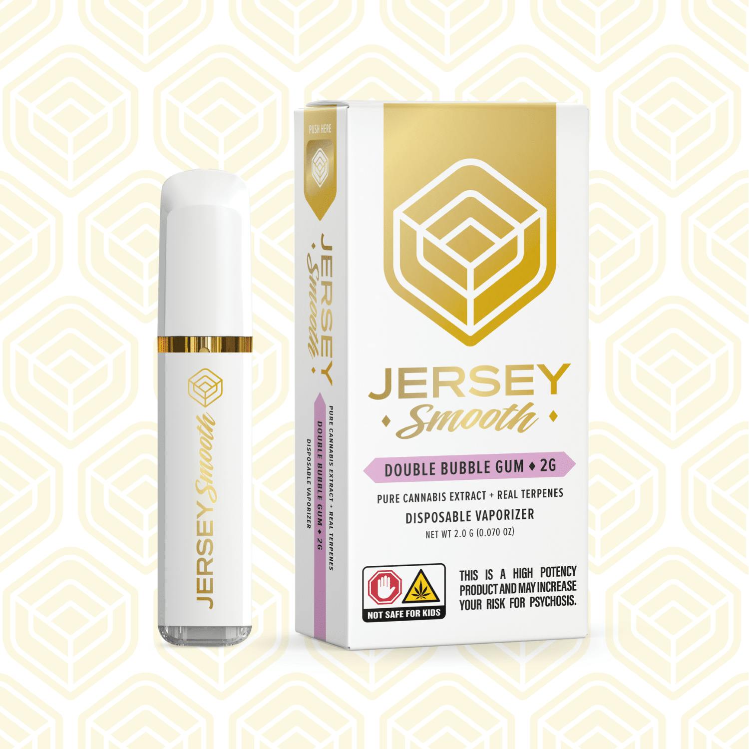 Jersey Smooth Double Bubble Gum