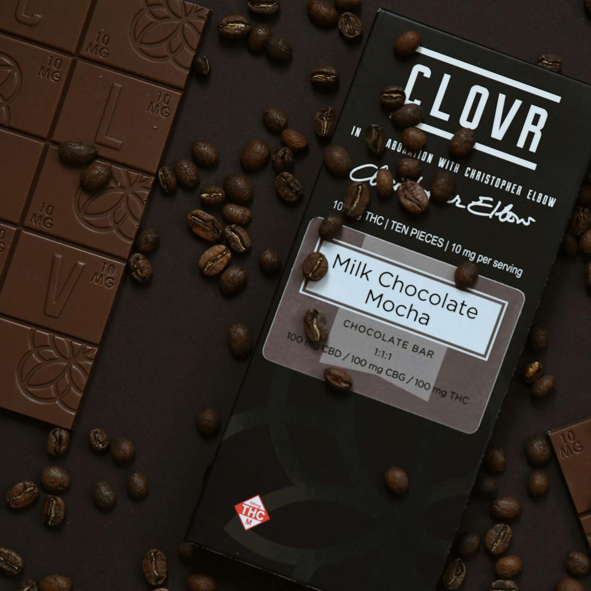 Photo of 1:1:1 THC:CBD:CBG | Mocha Chocolate Bar | 10pk