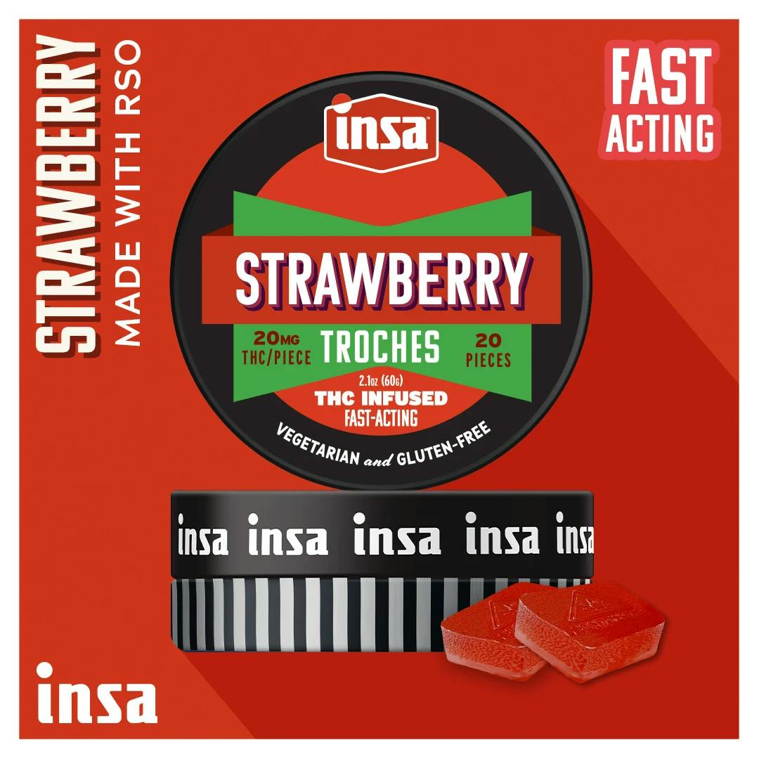 Strawberry Rso Troches