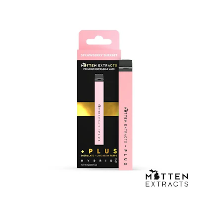 Mitten Extracts - 1g Disposable - Strawberry Sherbet (H)
