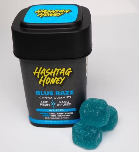 HH Blue Razz | Live Resin Nano Gummies