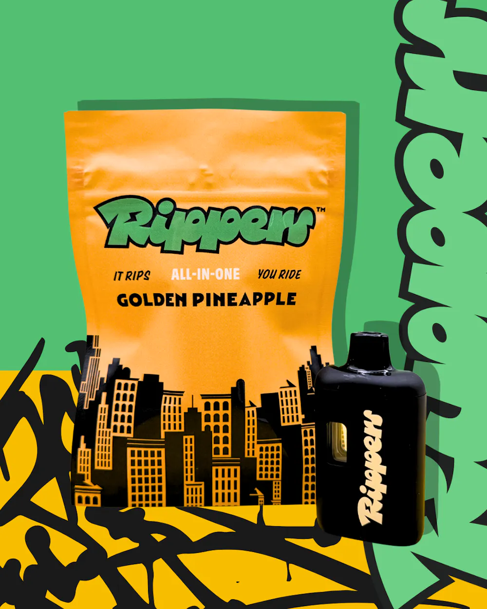 Product Rippers - Golden Pineapple - 1g - AIO