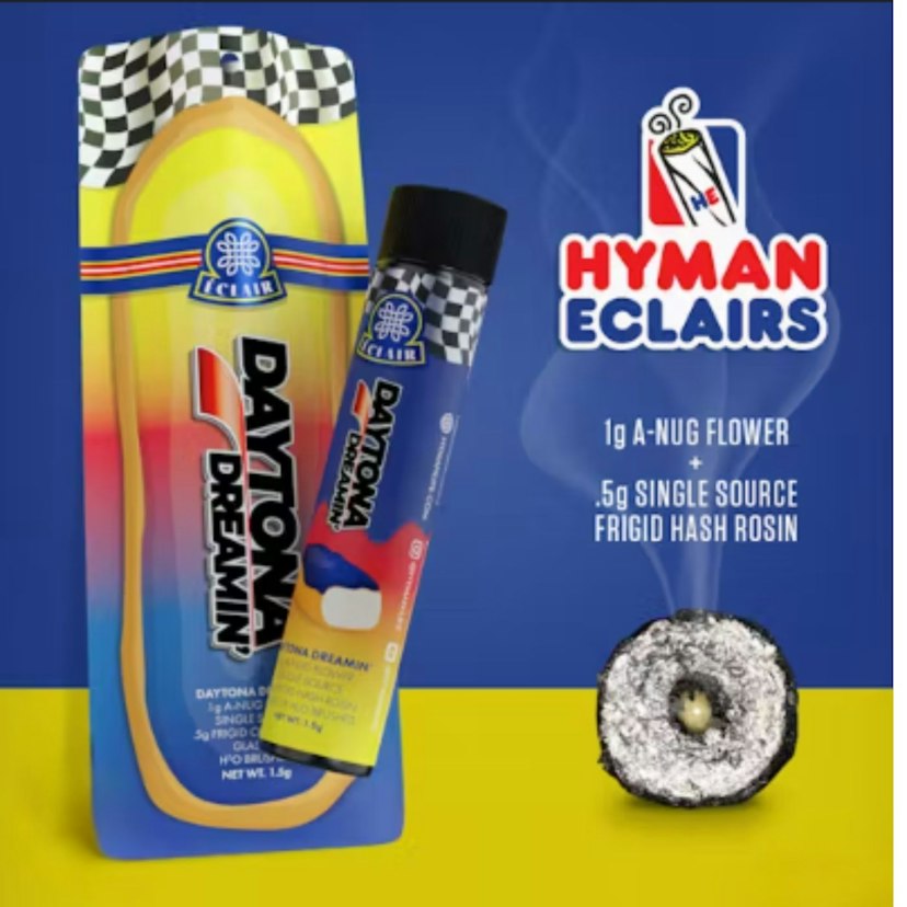 Hyman - Daytona Dreamin Rosin Infused Eclair