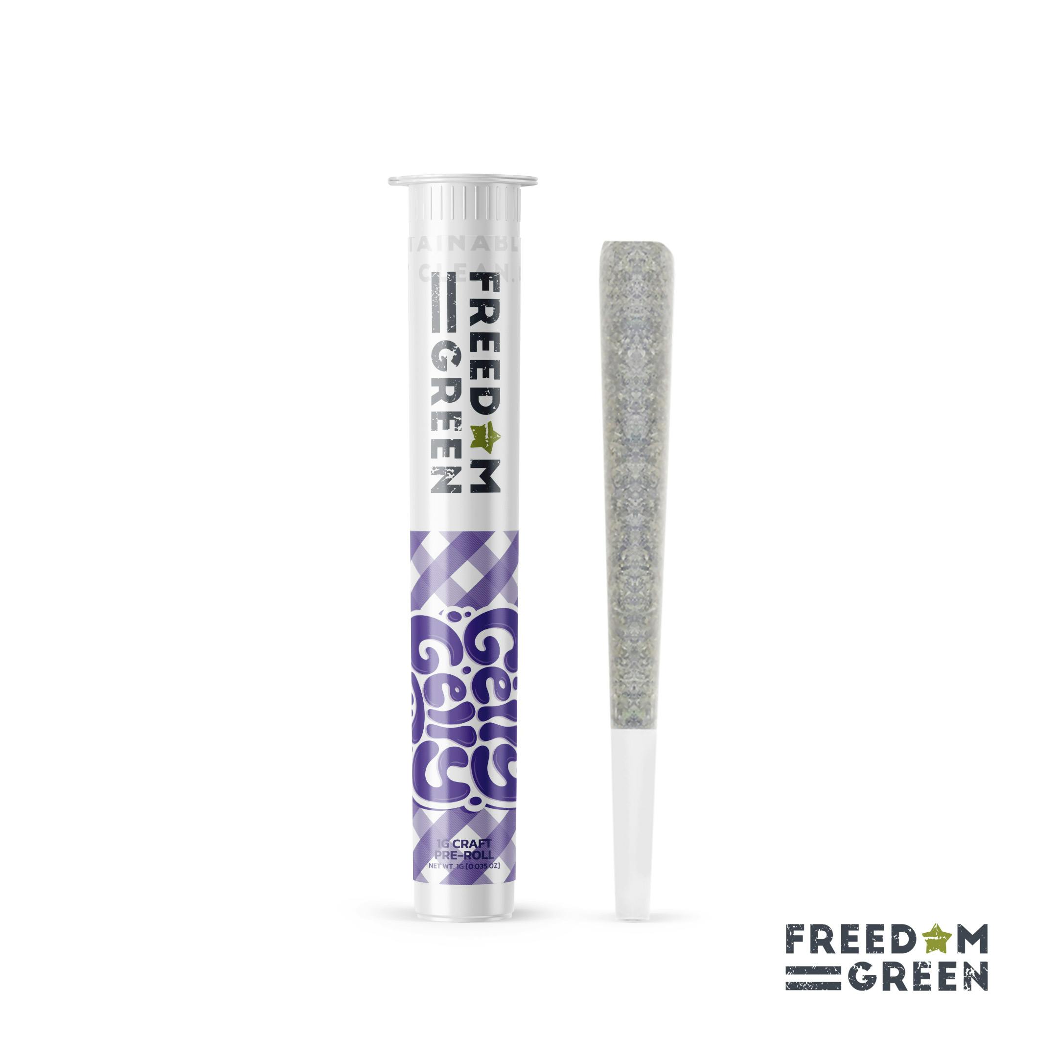 Freedom Green - 1g Preroll - Gelly Gelly
