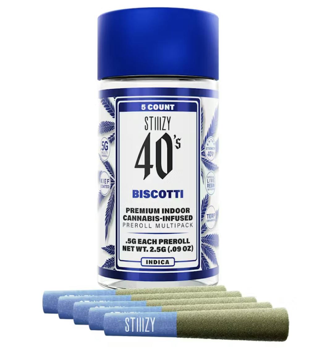 Product Infused Preroll | Biscotti (H) 5pk | Stiiizy