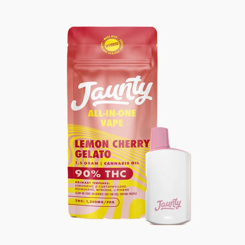 Cart | Jaunty | Lemon Cherry Gelato | AIO | 1.5g (Limited Drop)