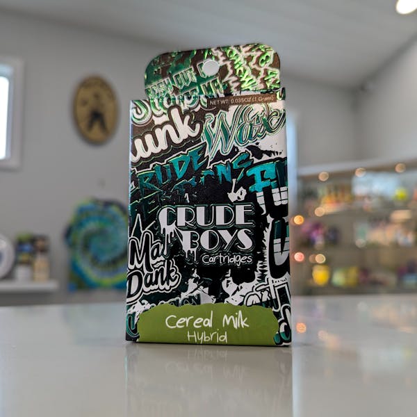 Cereal Milk (H) - 1g Vape Cart - Crude Boys