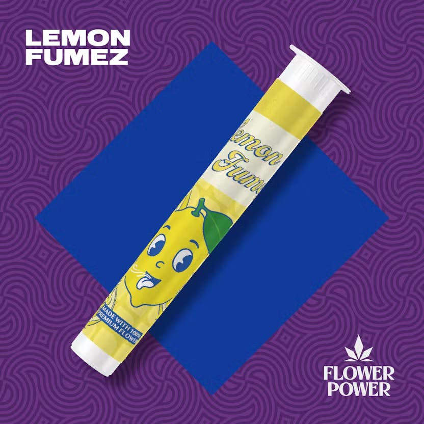Flower Power - 1g Preroll - Lemon Fumez