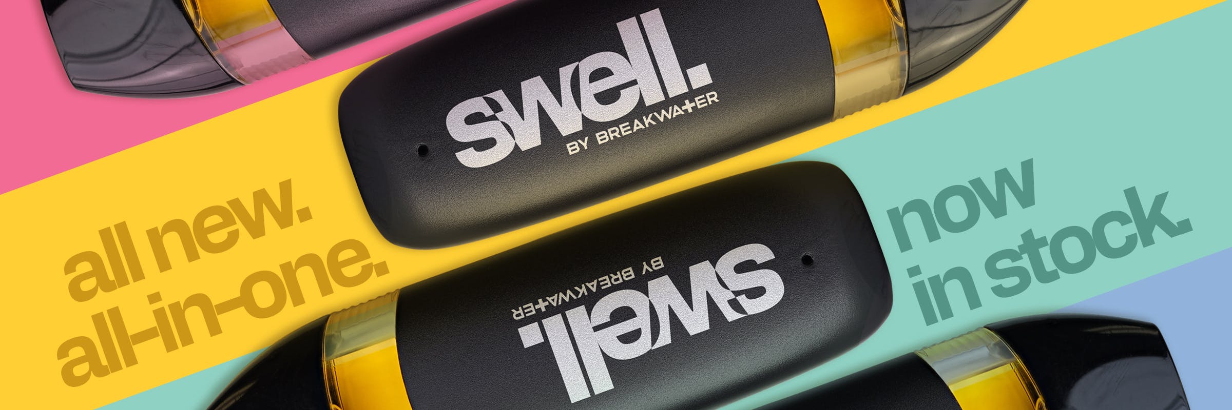Swell by Breakwater. All new, all-in-one. Now in stock.