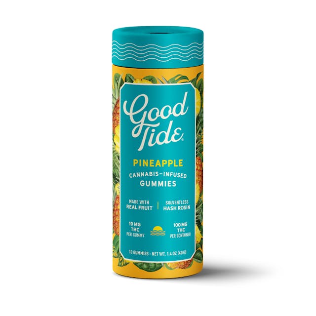 DOHC - Good Tide Pineapple Gummies - Sativa Rosin - 100mg THC