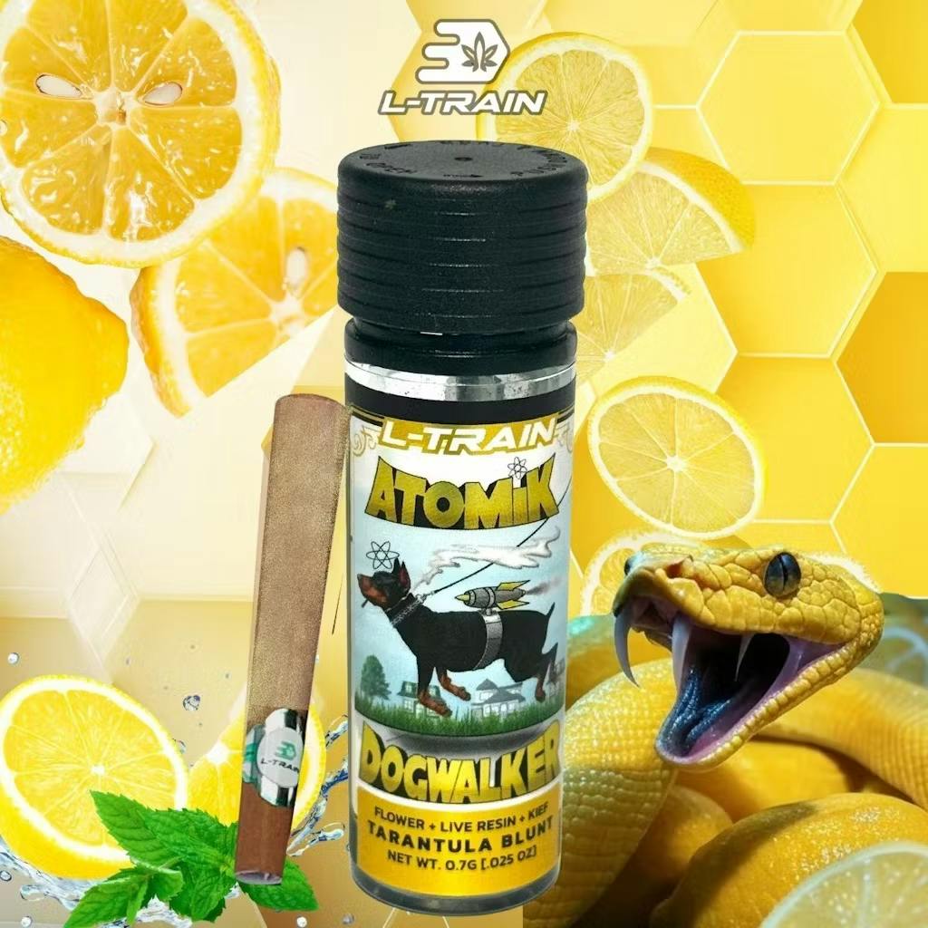 L-Train - .7g Atomik Dogwalker Infused Blunt - Lemon Venom