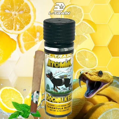 L-Train - .7g Atomik Dogwalker Infused Blunt - Lemon Venom - PRE_ROLLS by L-Train at King of Budz