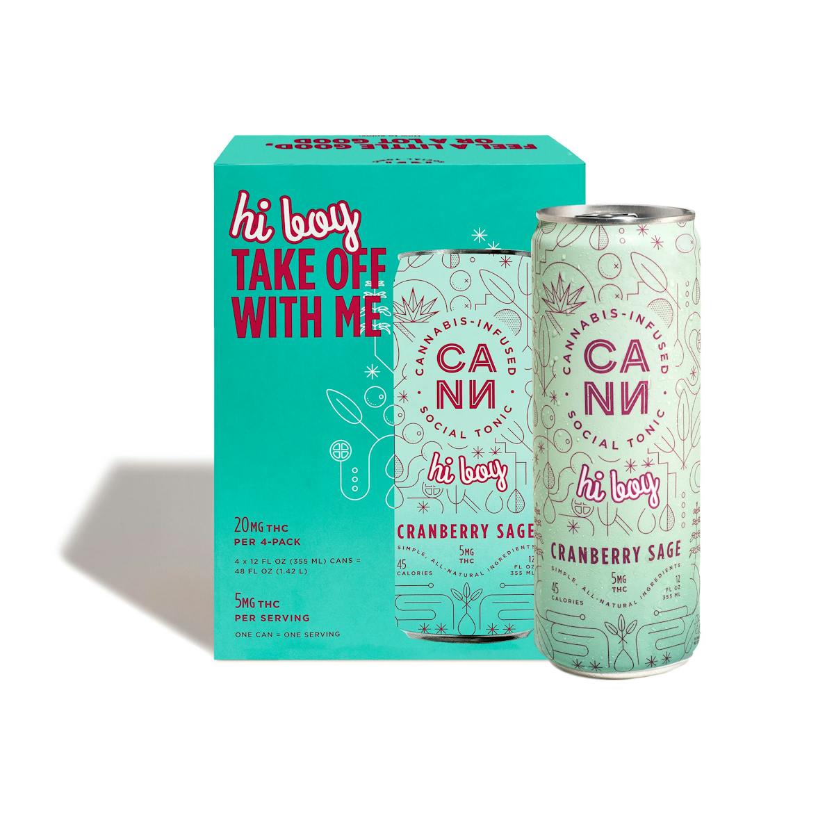 Image of Cranberry Sage Hi-Boy 4pk