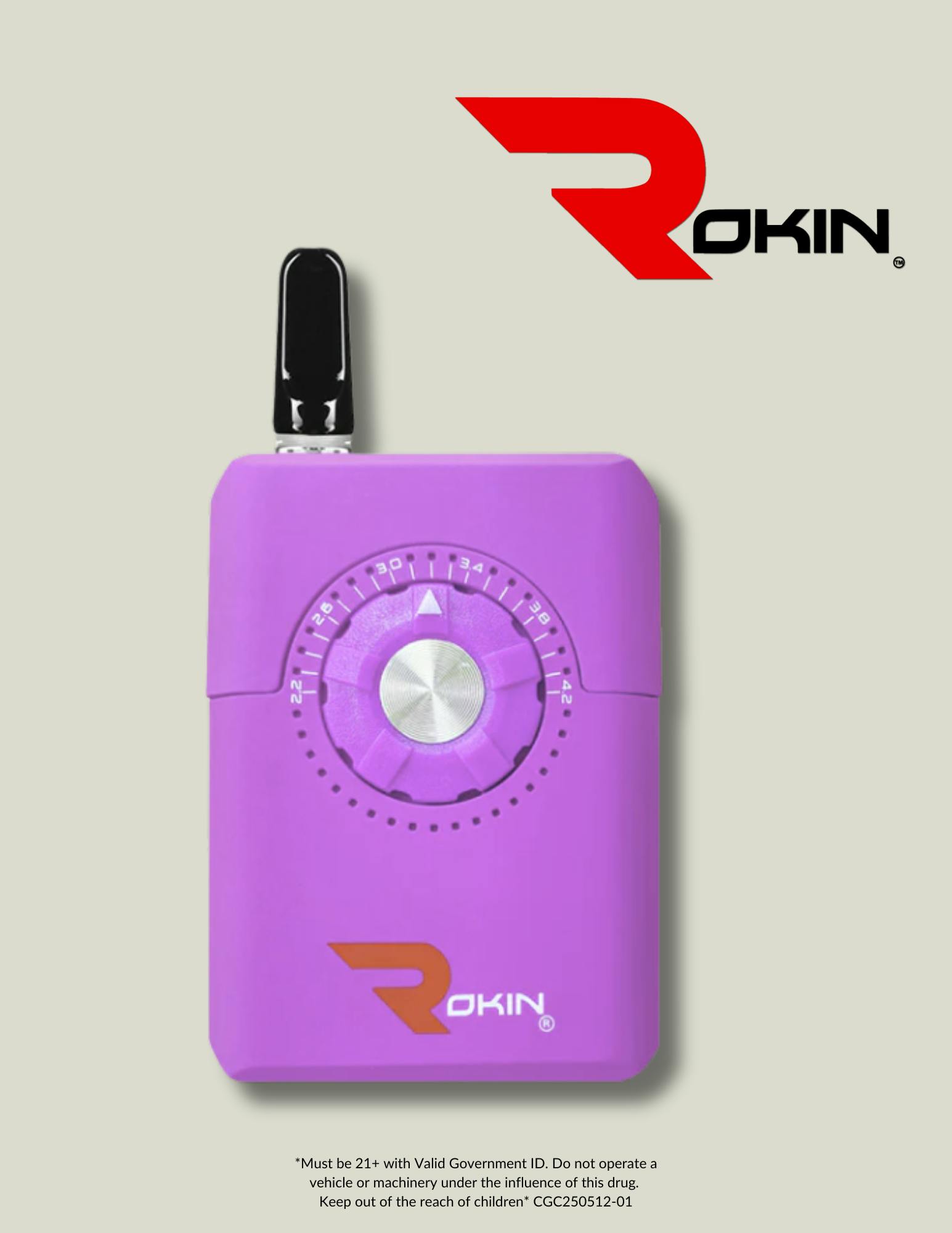 Rokin Rokin Dial Battery - Purple