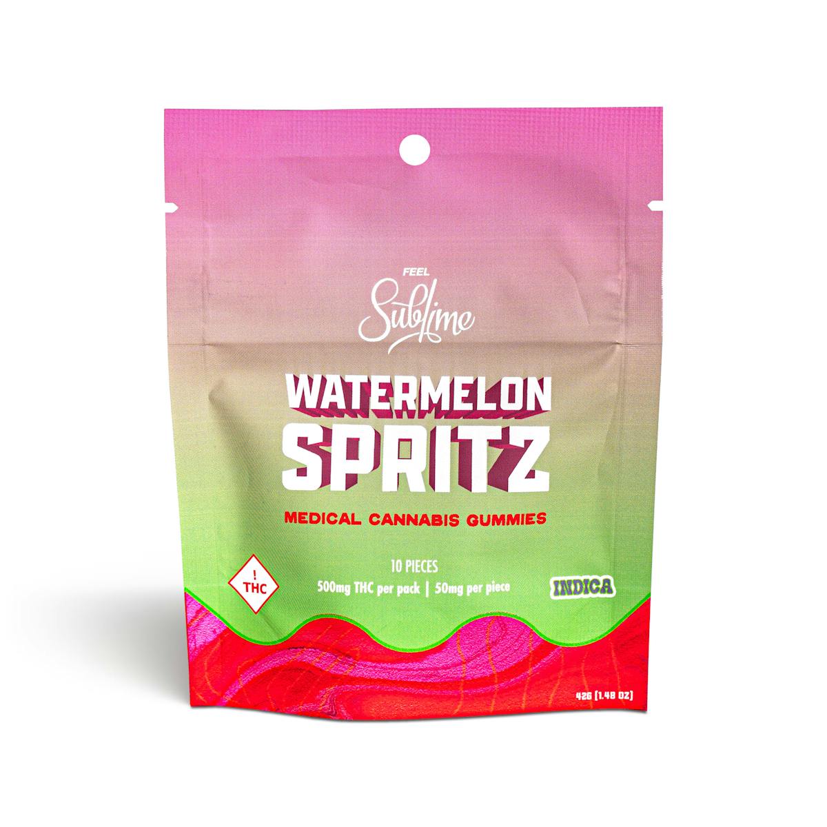 Photo of Sublime – Watermelon Spritz Gummies – (Medical)