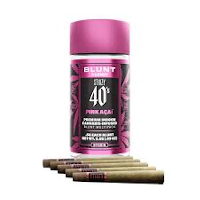 Stiiizy - 5-Pack .5g Live Resin Infused Blunts - Pink Acai