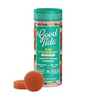Kiwi Strawberry Hybrid 1:1:1 THC:CBD:CBG | Gummies [10pk x 10mg]