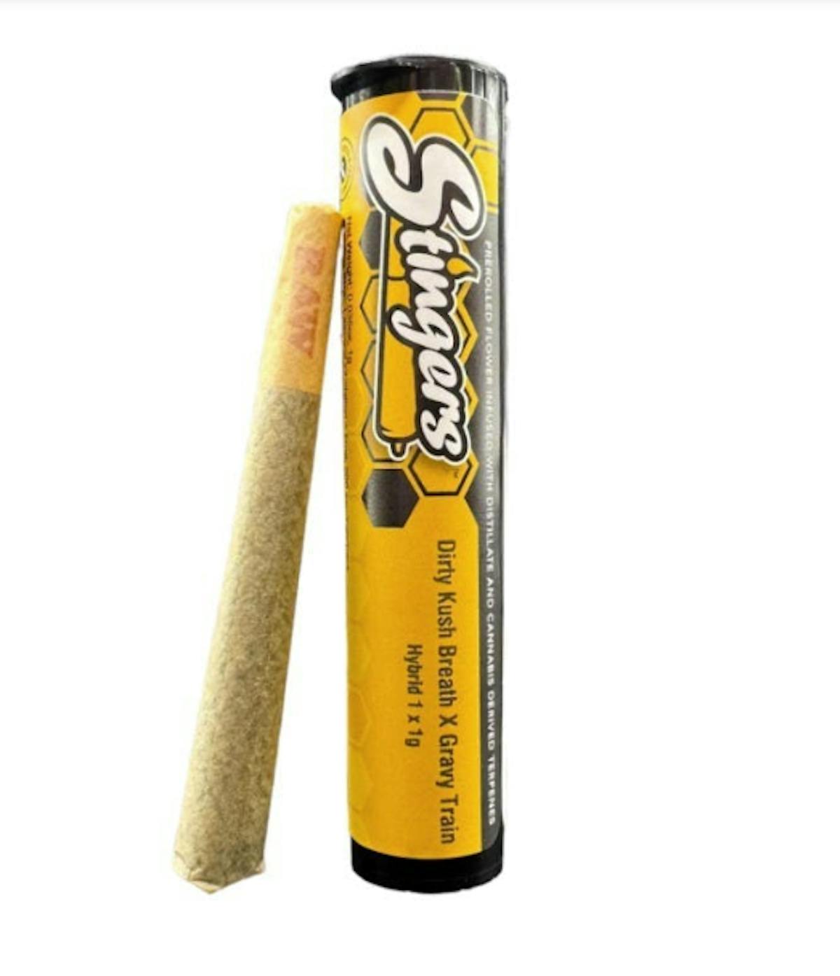 Photo of Stingers Bat Sh!t x Gorilla Hammer 1g Infused Preroll