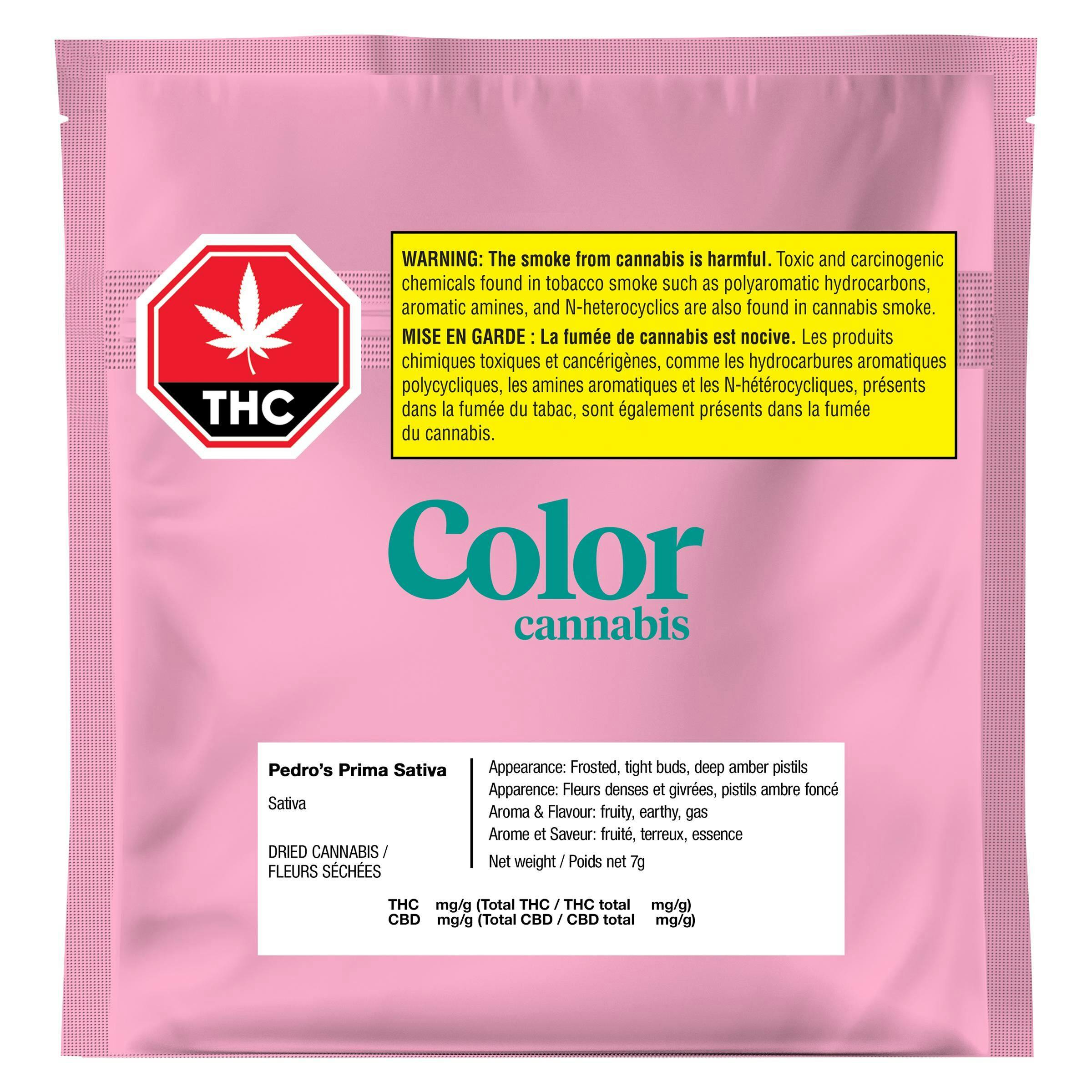 Color cannabis - pedro's prima sativa