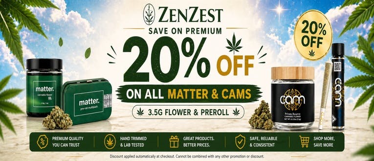 Get 20 % off on Matter, Cam and LivWell Products