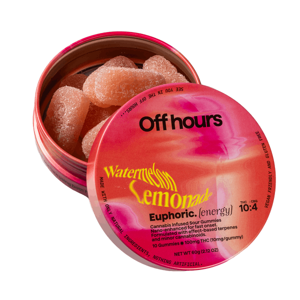 Off Hours | Euphoric Watermelon Lemonade | 10pk 100mg Gummies