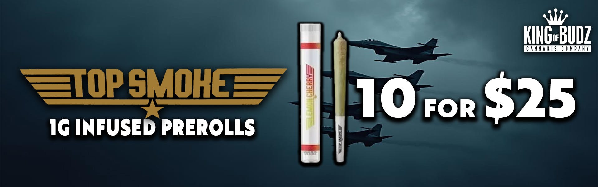 DET - Top Smoke - 1g Infused Prerolls - 10/$25