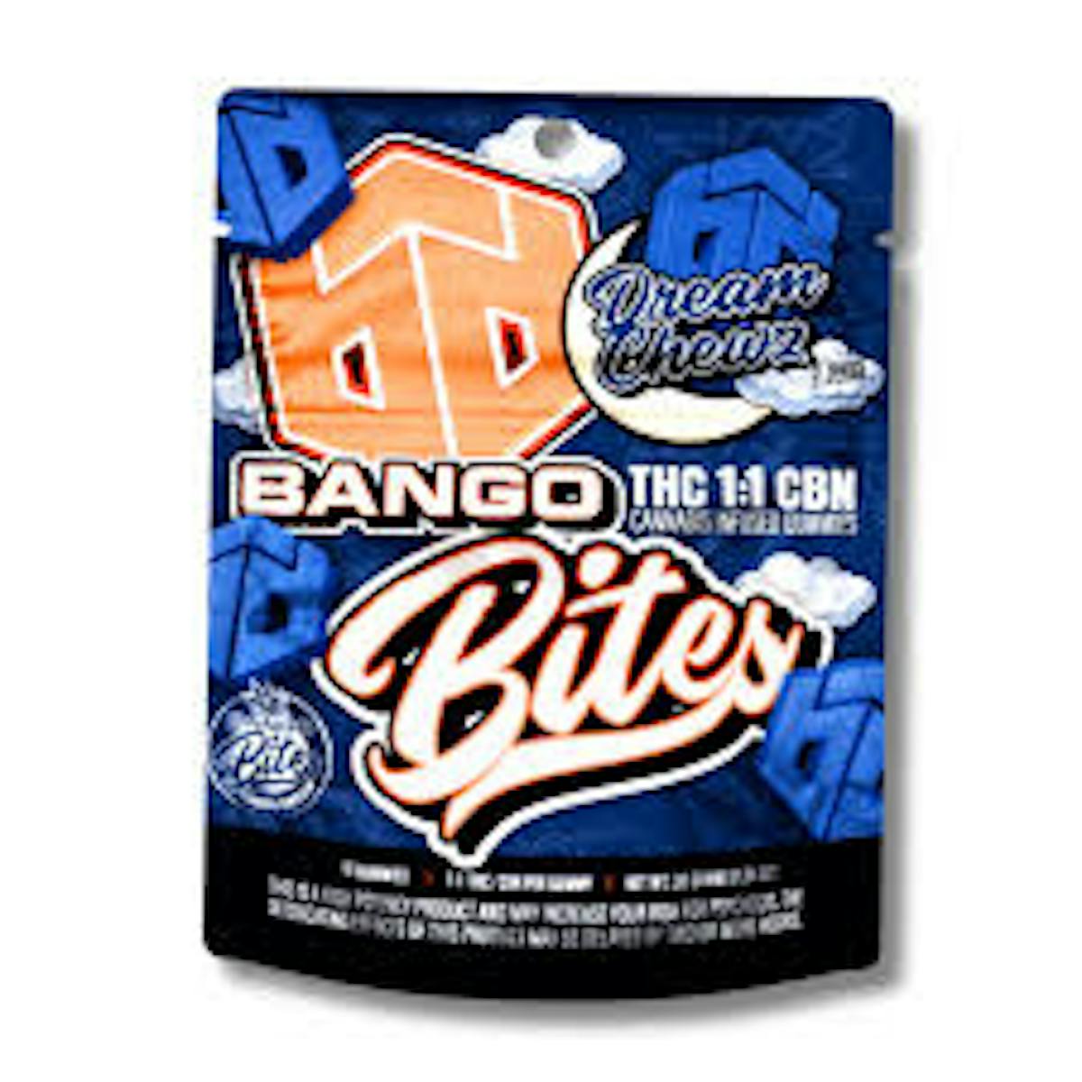 Photo of Bango Bites l Blueberry Dream Chew Bites 1:1 (THC:CBN) 10pk l 100mg